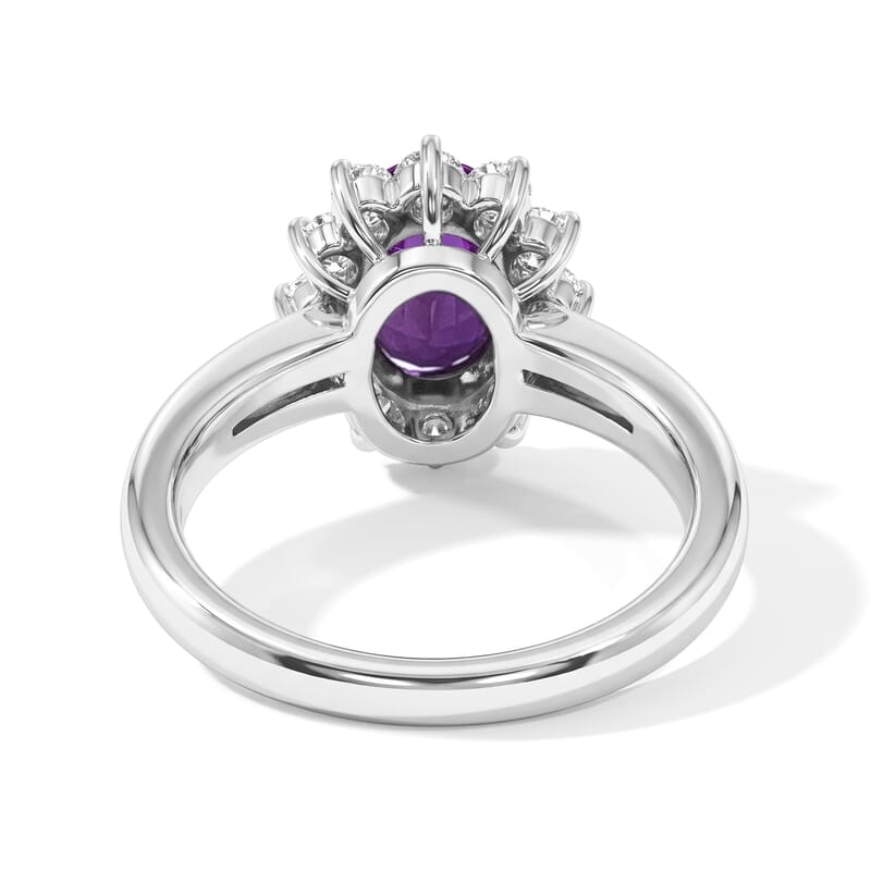 AAAA Ruby and White Diamond SI 1.50 ctw Ring in 900 Platinum (Size 4.0) 5.40 Grams