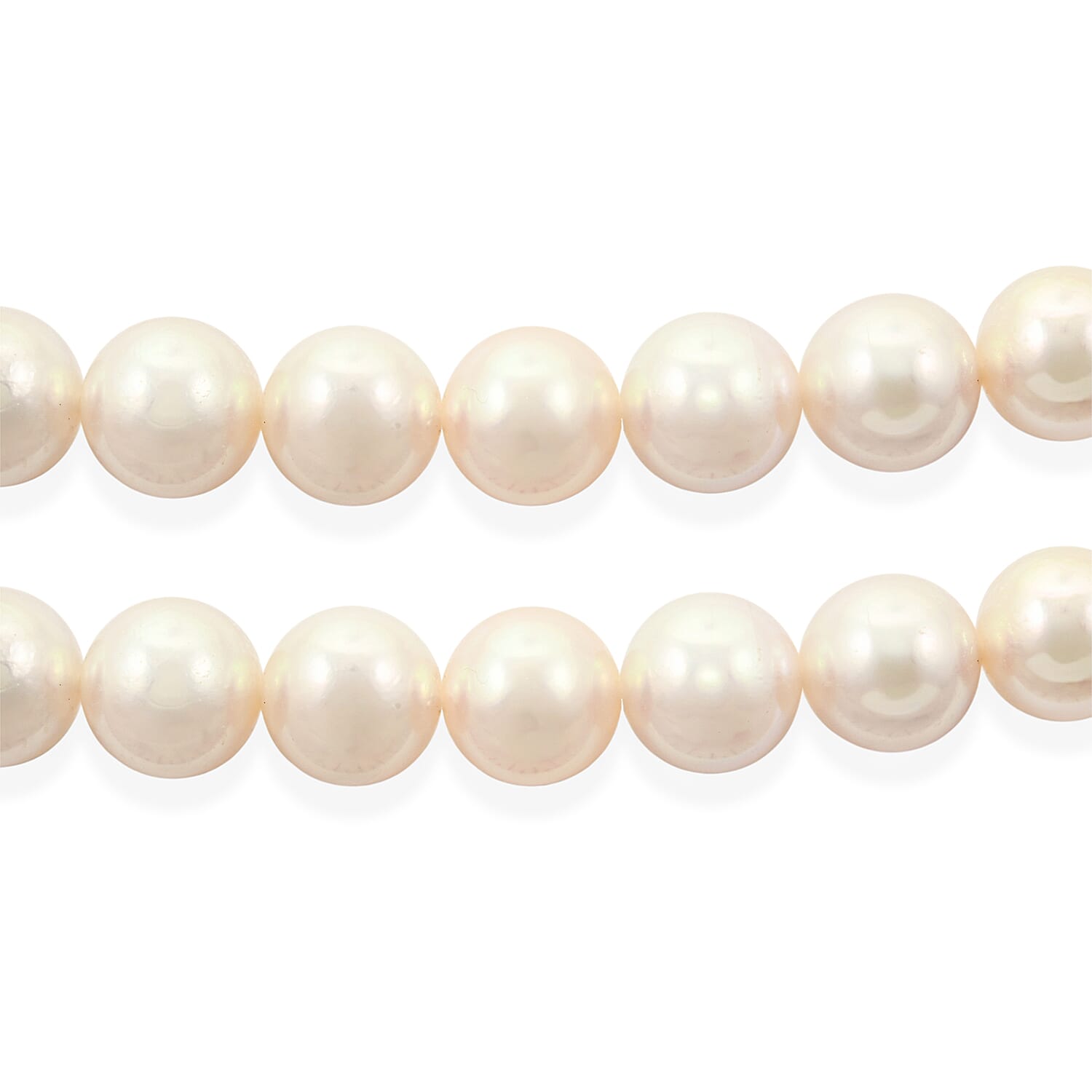Japanese Akoya Pearl Necklace in Sterling Silver 18 Inches