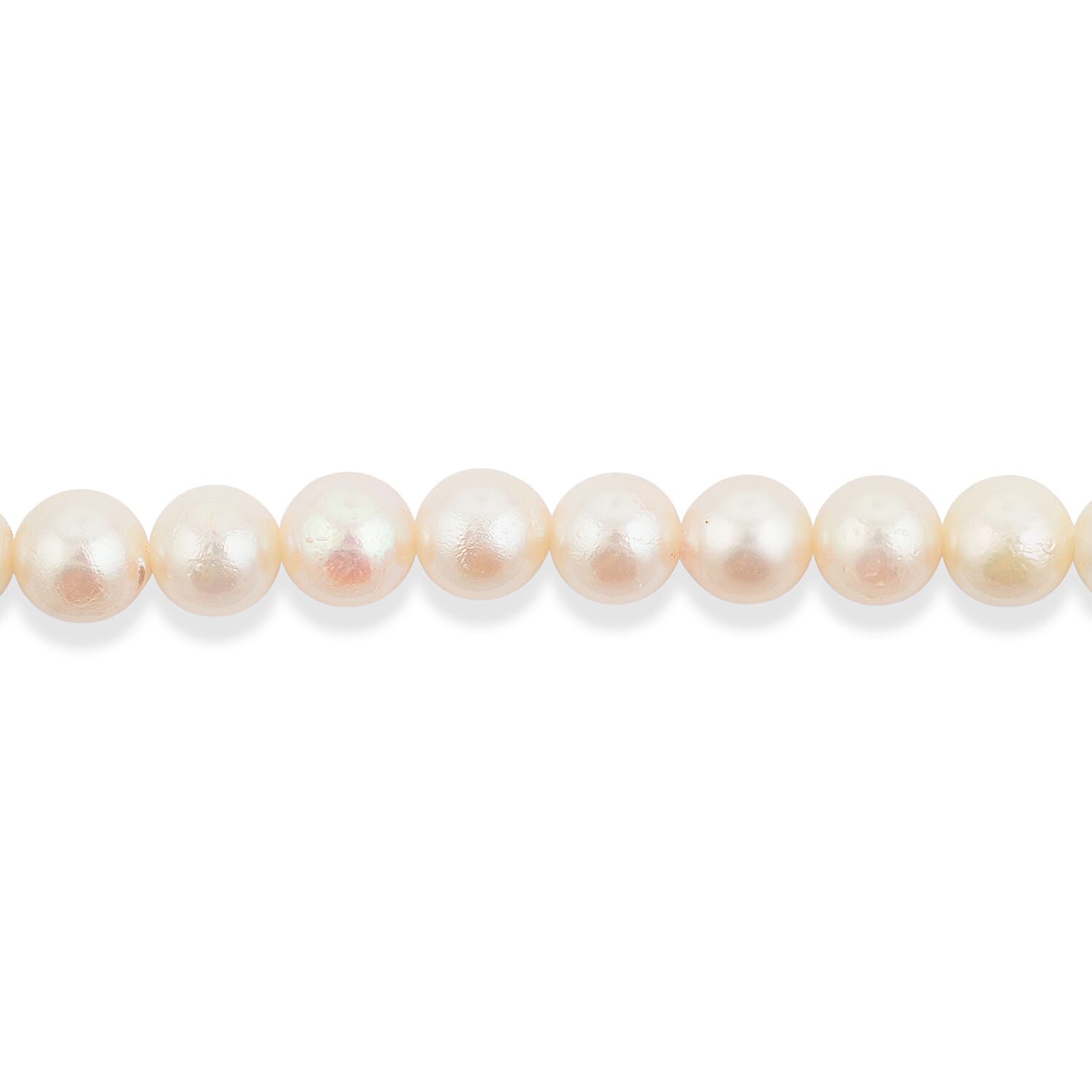 Japanese Akoya Pearl Necklace in Sterling Silver 39 Inches