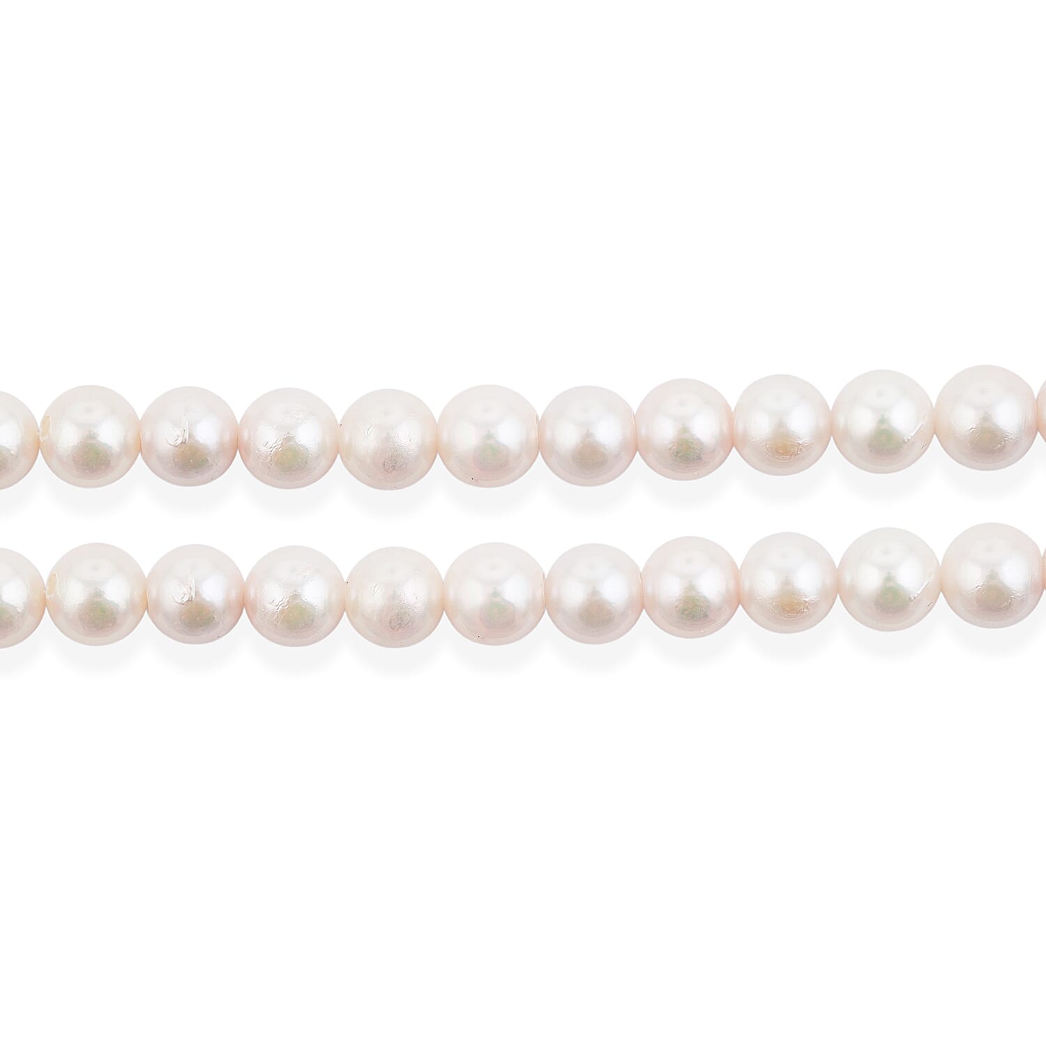 Japanese Akoya Pearl Necklace in Sterling Silver 49 Inches