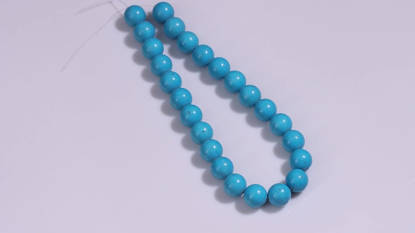 GCS Magnesite Round 16-17mm Beaded Strand 638.00 ctw
