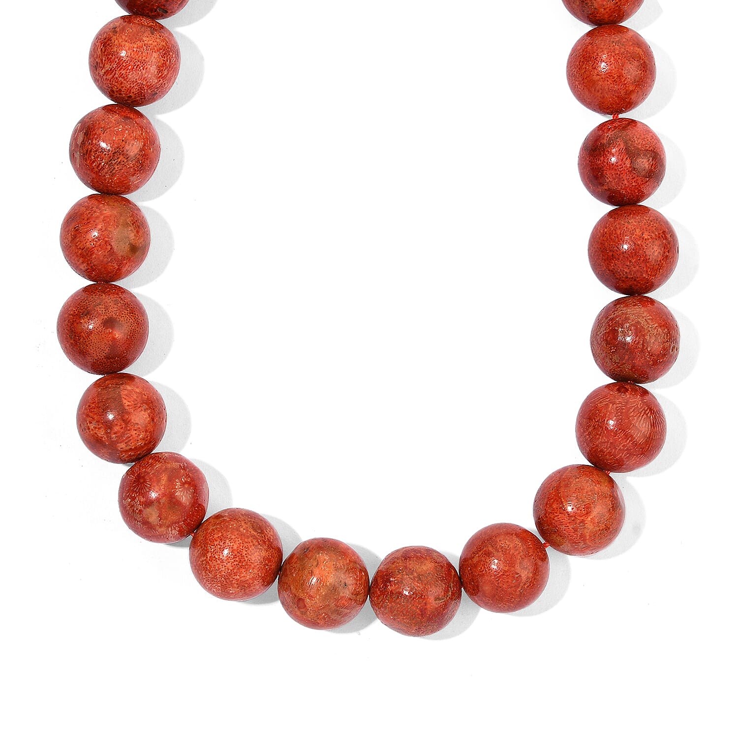 GCS Coral Round 14-14.5mm Beaded Strand