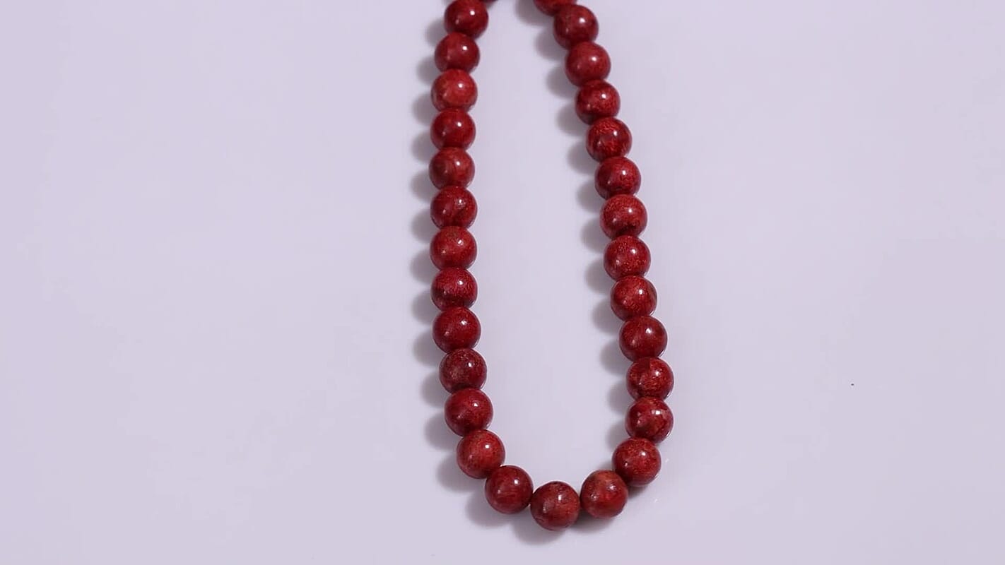 GCS Coral Round 14-14.5mm Beaded Strand