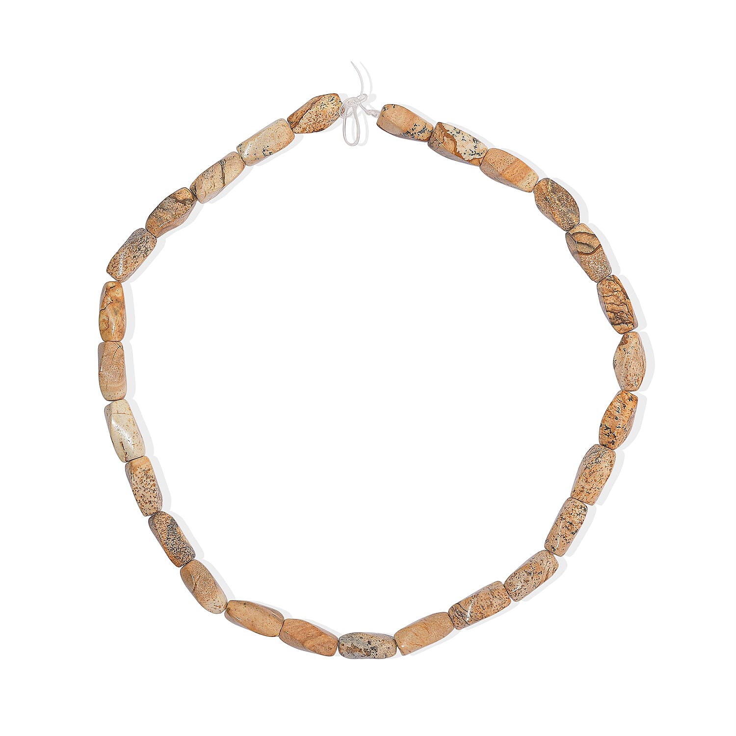 GCS Picture Jasper 15x7mm Beaded Strand 169.00 ctw