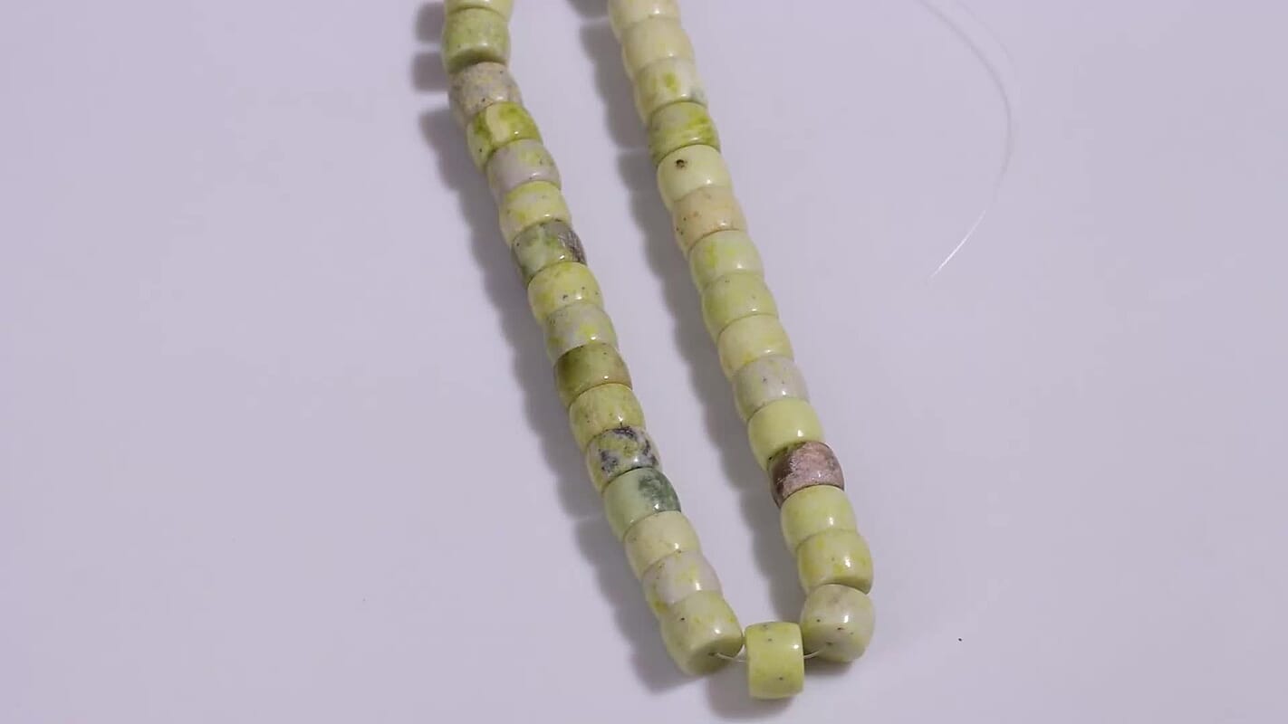 GCS Pineapple Jasper 12x17mm Beaded Strand 1085.00 ctw