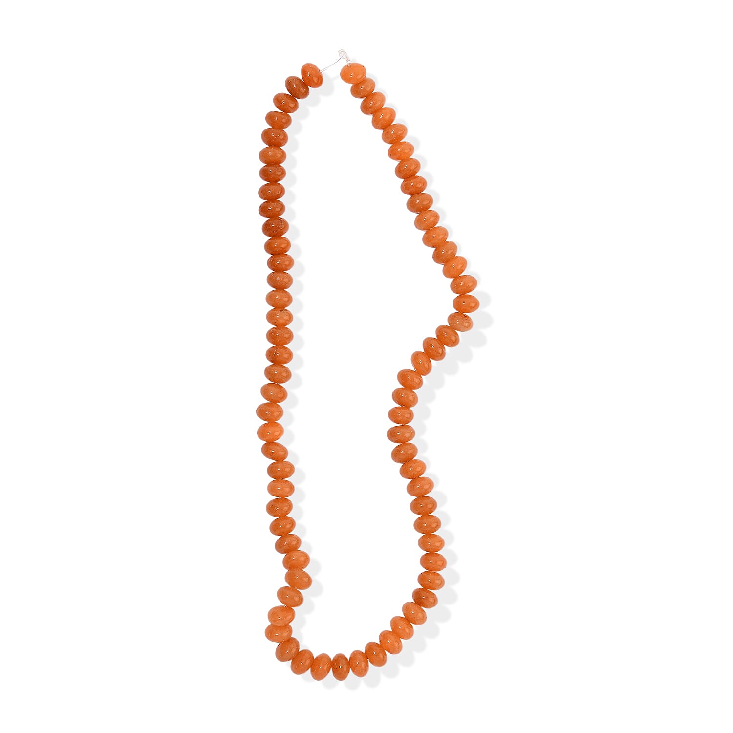 GCS Red Aventurine Round 8mm Beaded Strand 205.00 ctw