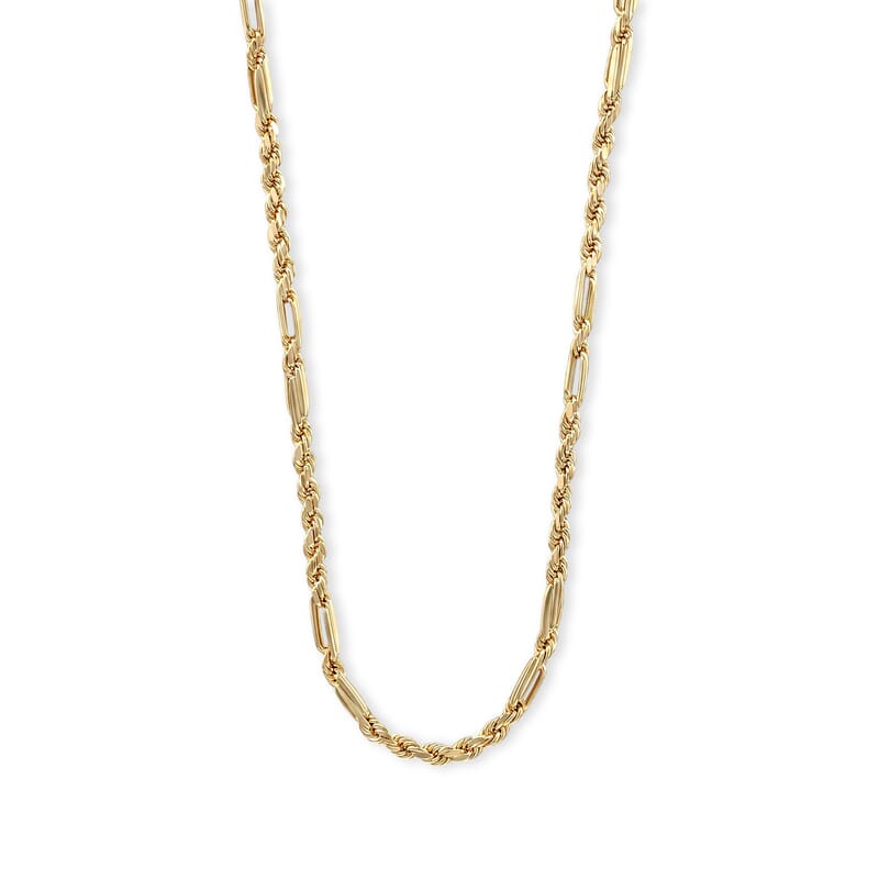 3mm Milano Chain Necklace in 10K Yellow Gold (24 Inches) 6 Grams