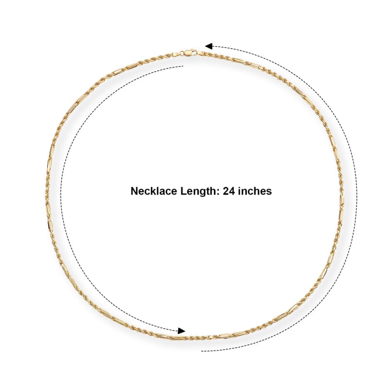 3mm Milano Chain Necklace in 10K Yellow Gold (24 Inches) 6 Grams