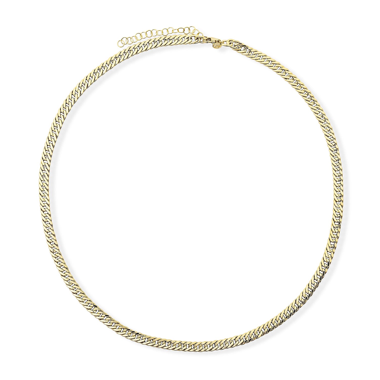 Italian 5MM Grumette Chain Necklace in 10K Yellow Gold (18-20 Inches) 5.6 Grams