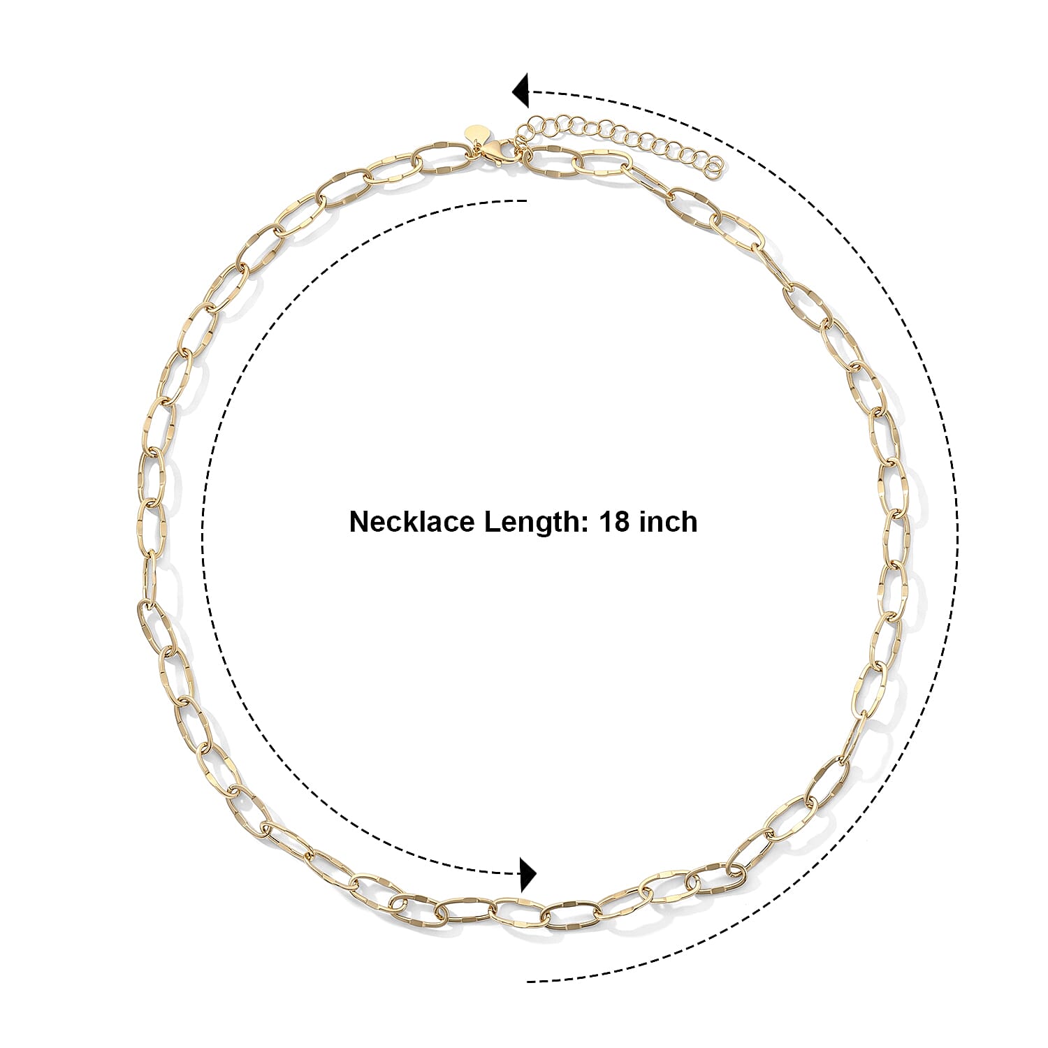 Italian 5.7MM Mariner Link Chain Necklace in 10K Yellow Gold (18-20 Inches) 3.65 Grams