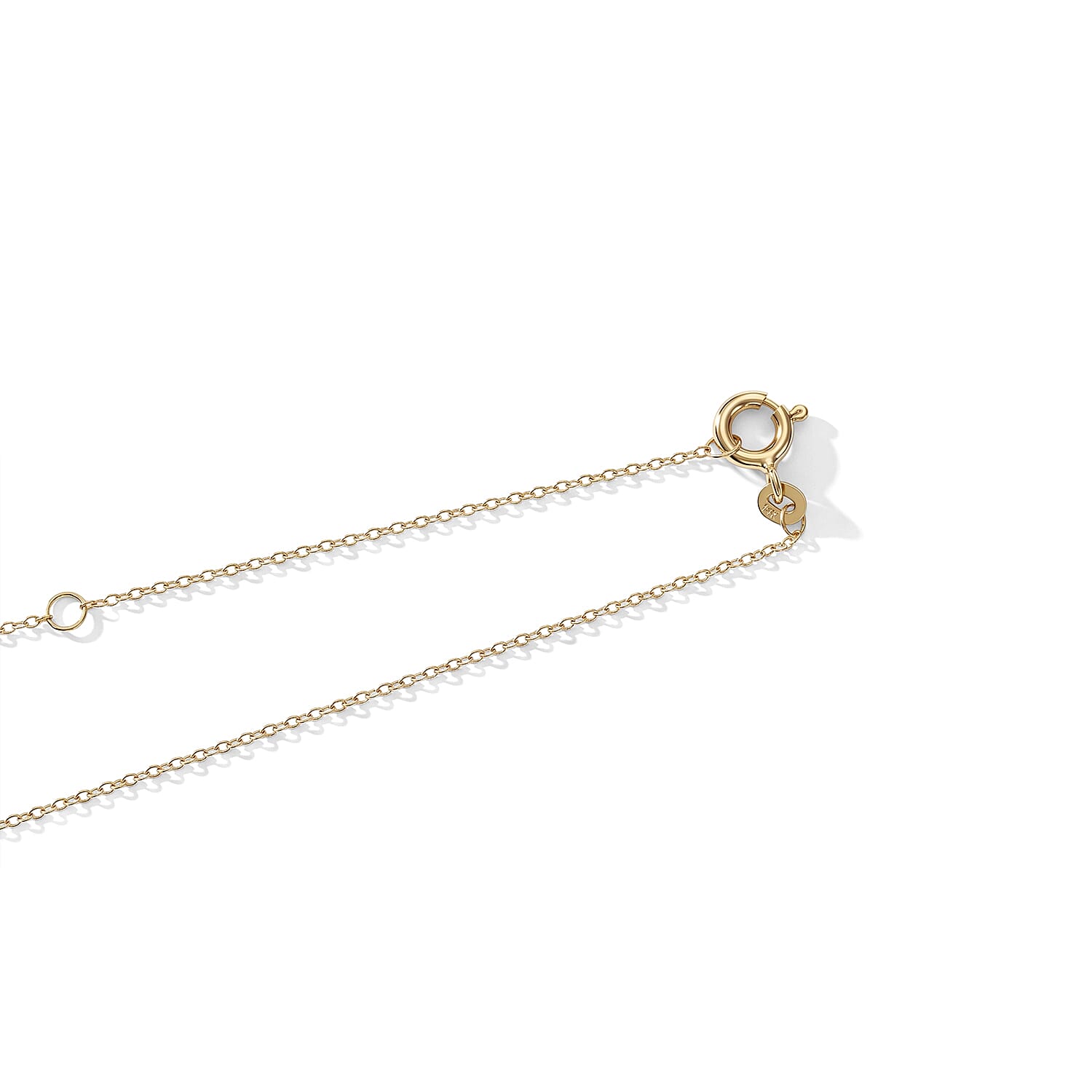 Italian Double Bead Rope Chain Necklace in 10K Yellow Gold (18-20 Inches) 2 Grams