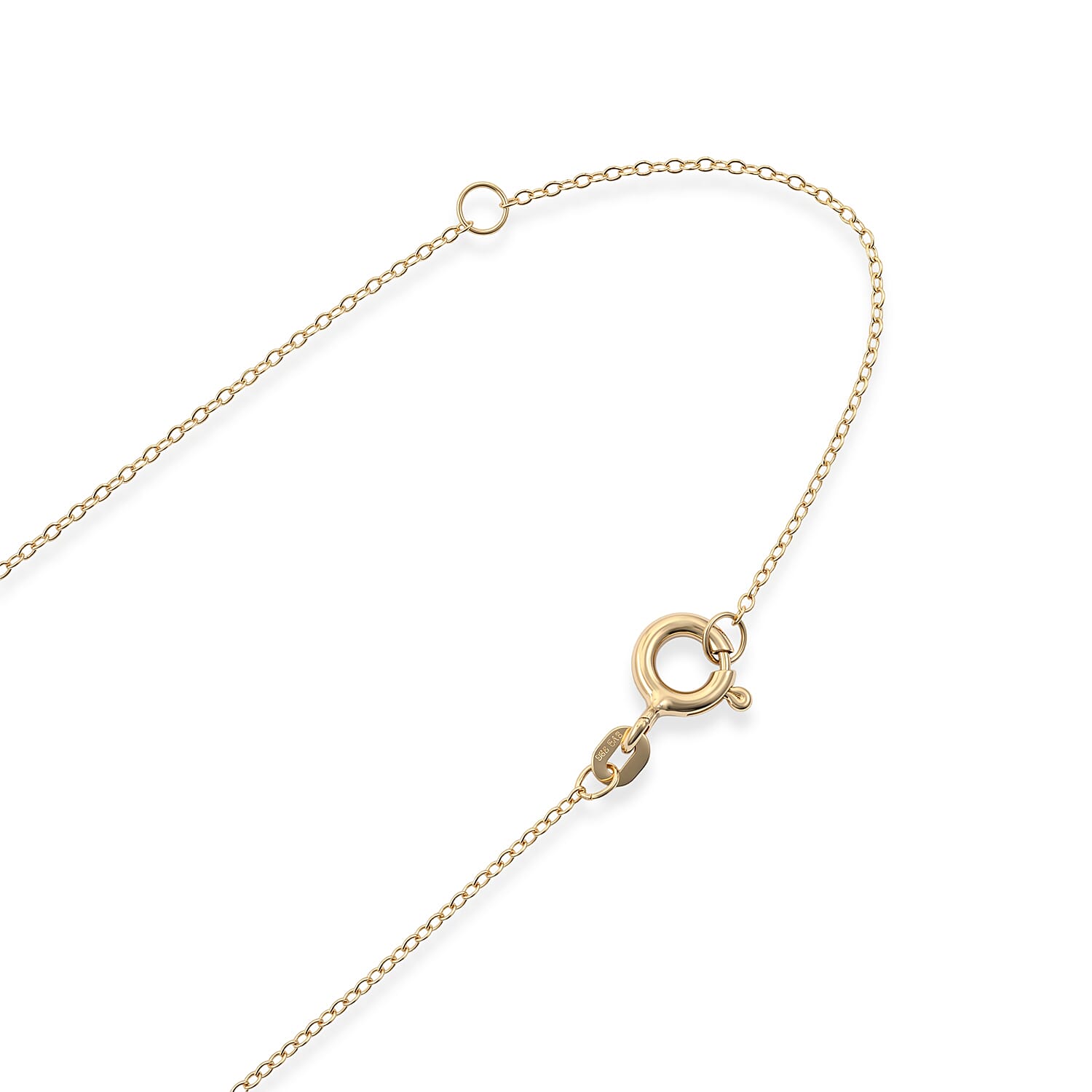 Italian Double Bead Rope Chain Necklace in 10K Yellow Gold (18-20 Inches) 2 Grams