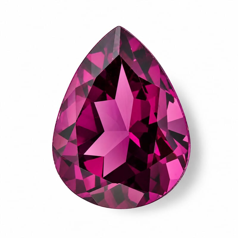 AAAA Radiant Ember Garnet (Pear Free Size) 2.00 ctw