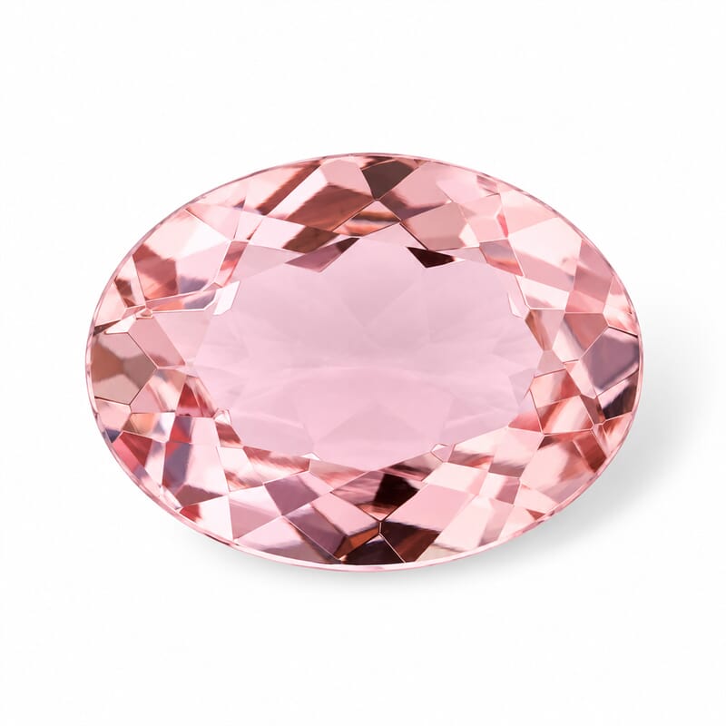 AAA Pink Tourmaline (Oval 8x6 mm) 1.00 ctw