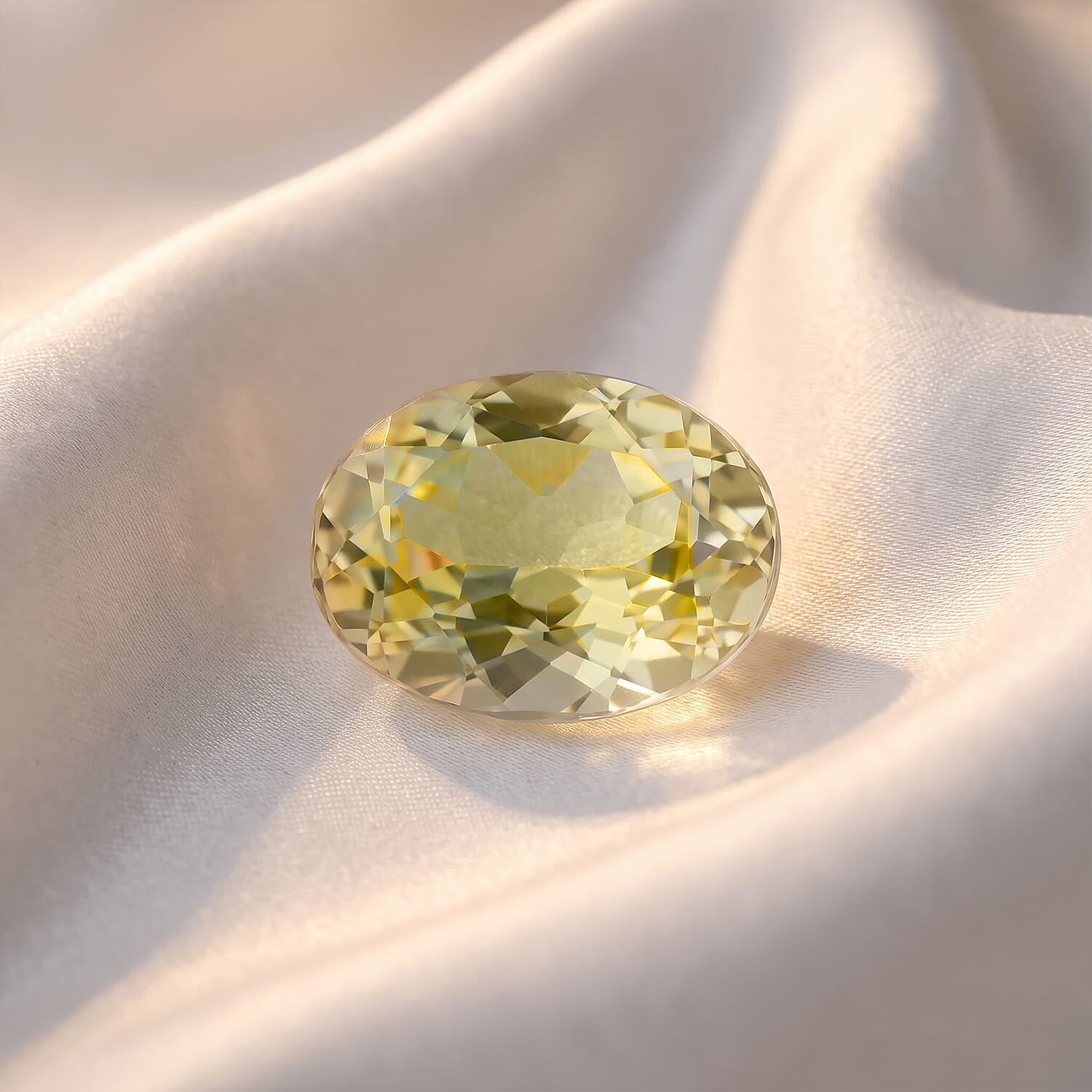 AAA Canary Tourmaline (Oval 8x6 mm) 1.00 ctw