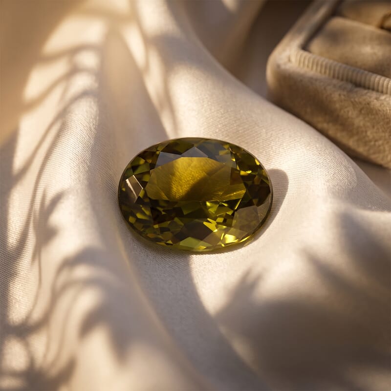 AAA Golden Tourmaline (Oval 8x6 mm) 1.00 ctw