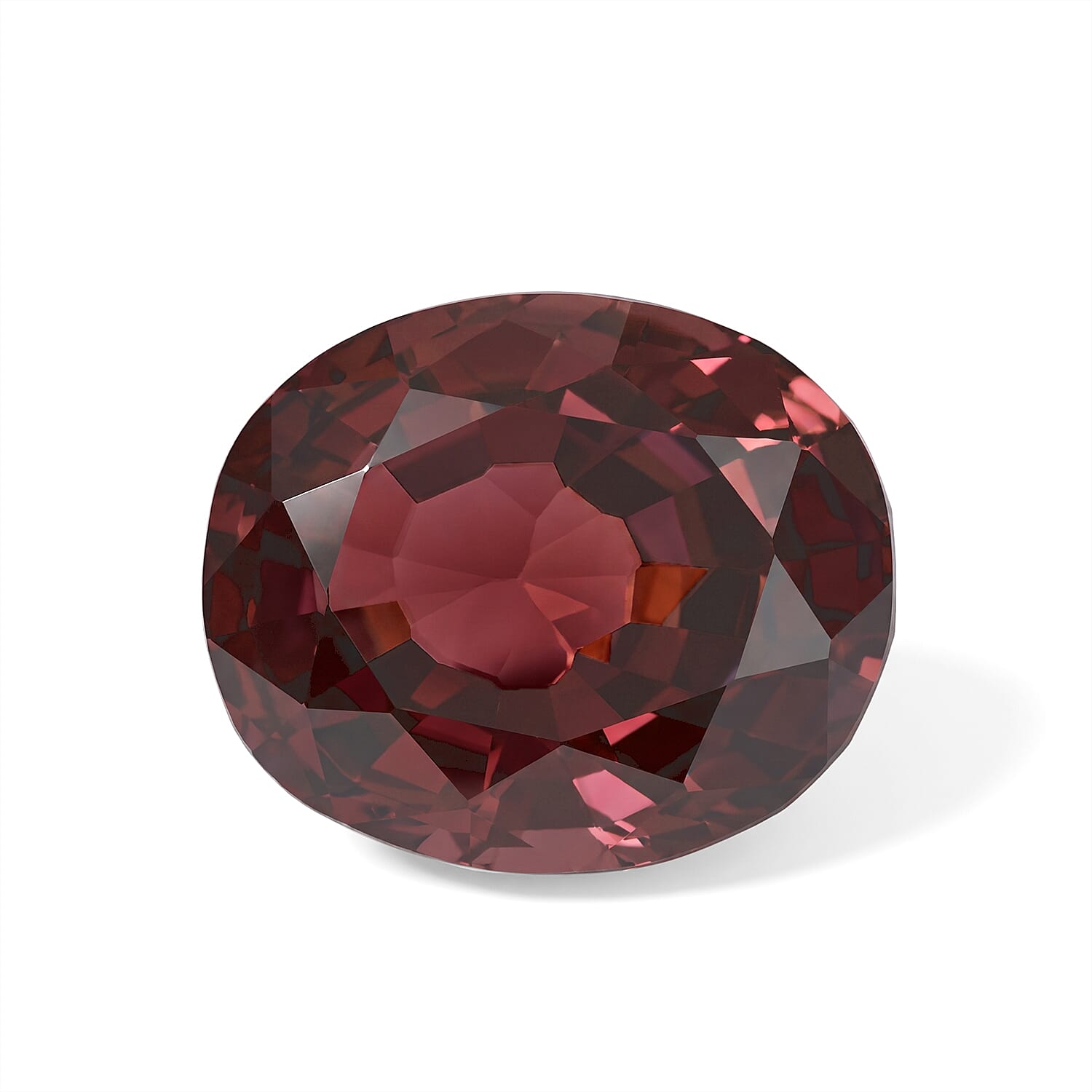 AAAA Red Zircon (Oval Free Size) 4.00 ctw
