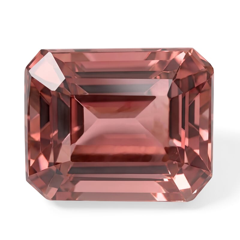 Certified and Appraised AAAA Padparadscha Tourmaline (Octagon Free Size) 6.00 ctw
