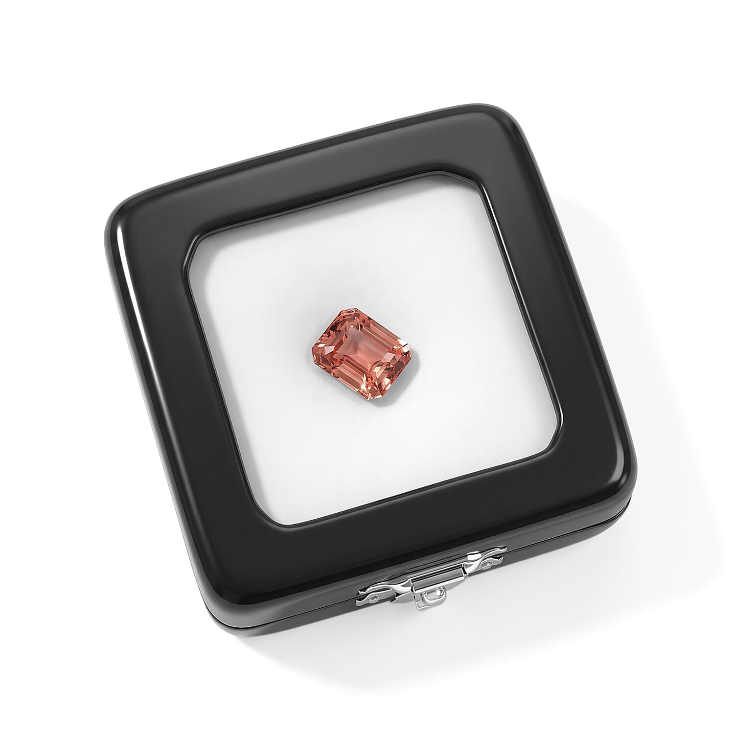 Certified and Appraised AAAA Padparadscha Tourmaline (Octagon Free Size) 6.00 ctw