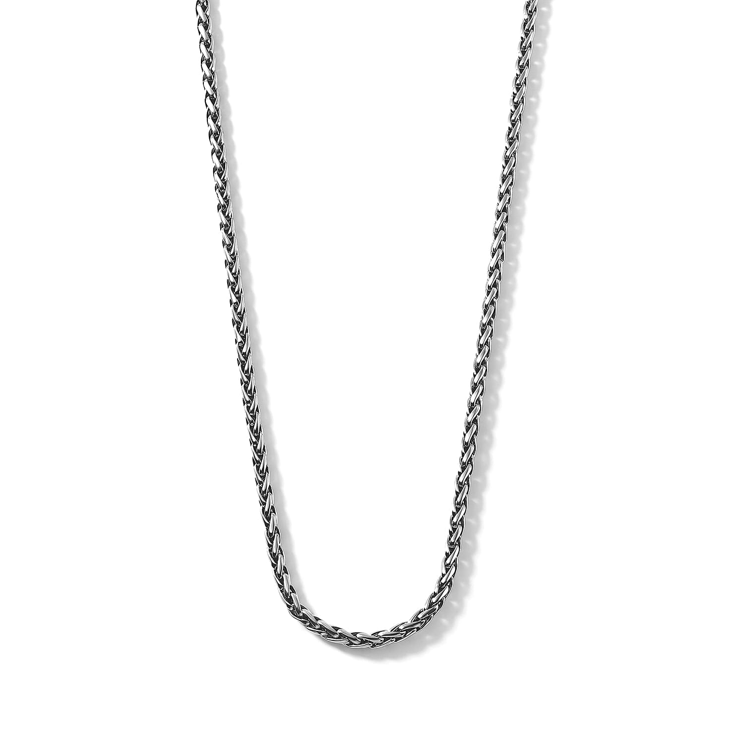 D'Joy Bali Legacy 2.5mm Padian Chain Necklace in Sterling Silver 17.10 Grams 20 Inches