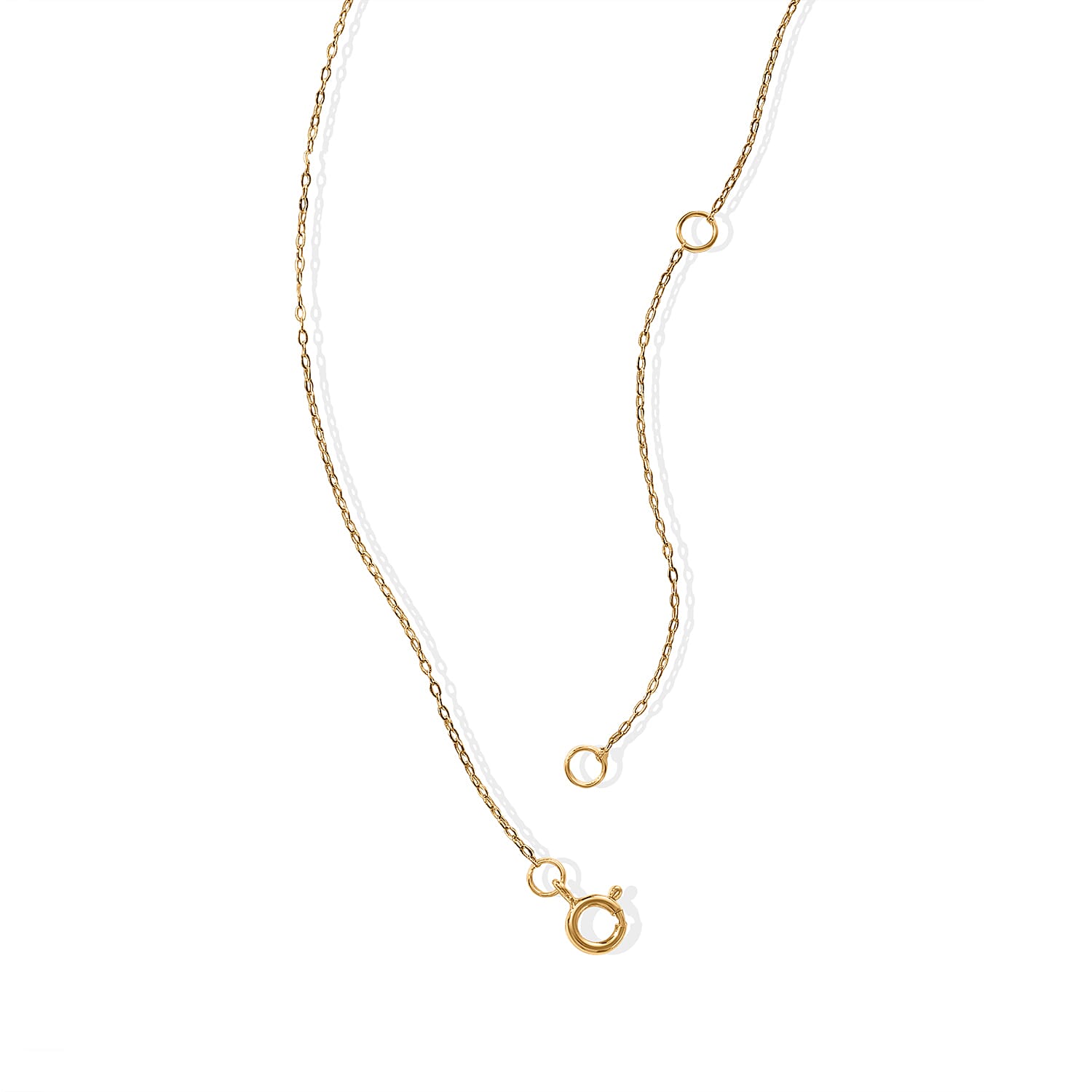 Luxuriant Lab Grown Diamond E-F VS 0.10 ctw Bezel Necklace in 14K Yellow Gold 18 Inches
