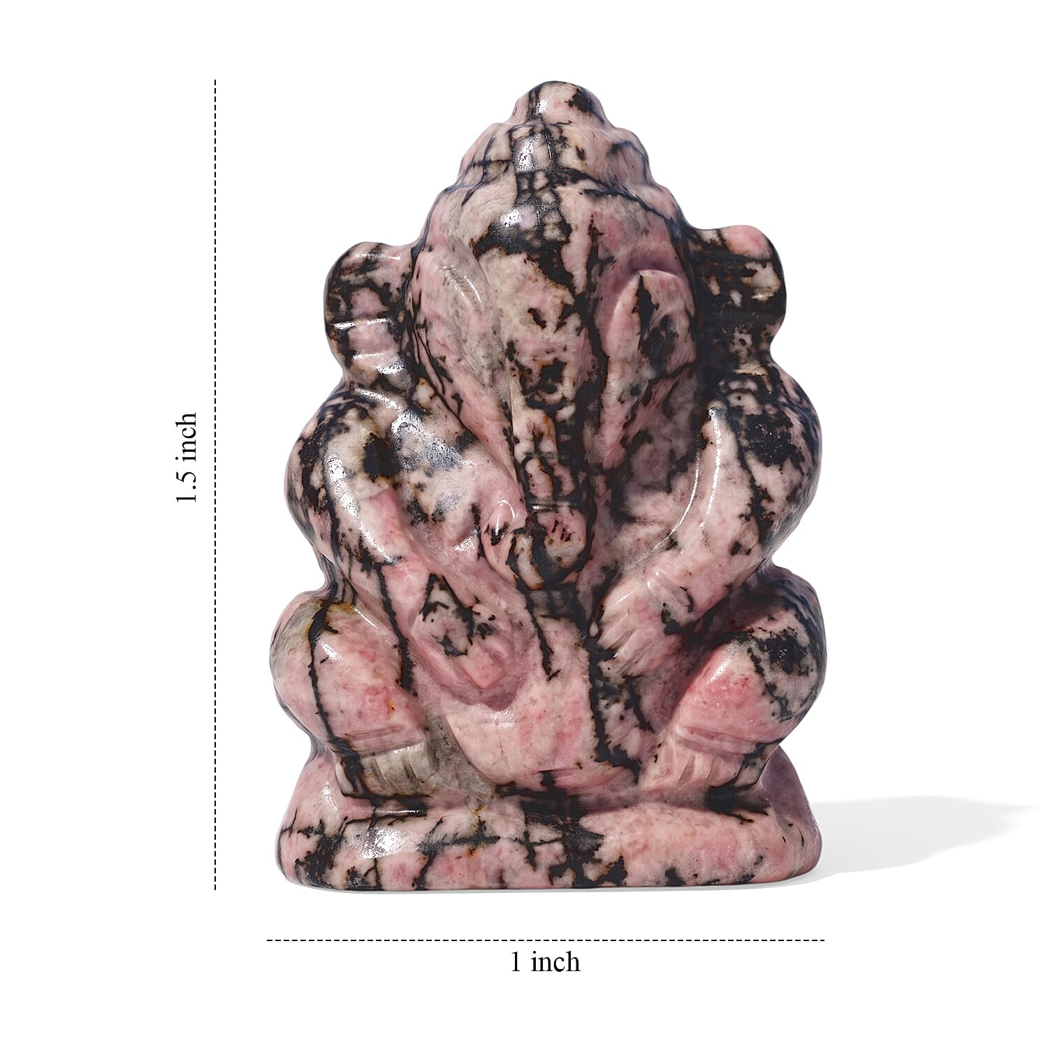 Pink Zebra Jasper Ganesh
