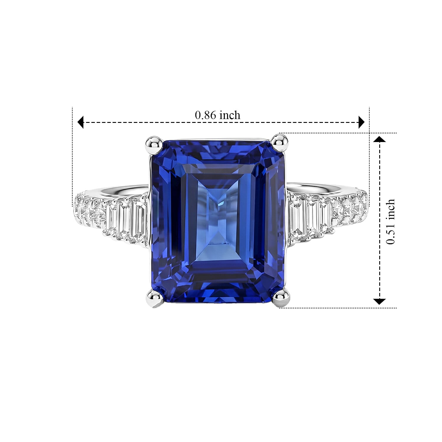 Dreamy Spark – Tanzanite Ring
