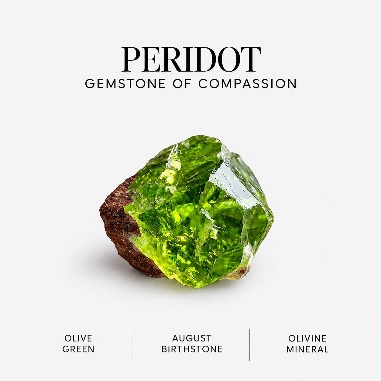 D'Joy Hebei Peridot and White Zircon 1.60 ctw Ring in 18K Vermeil Yellow Gold Over Sterling Silver (Size 10.0)