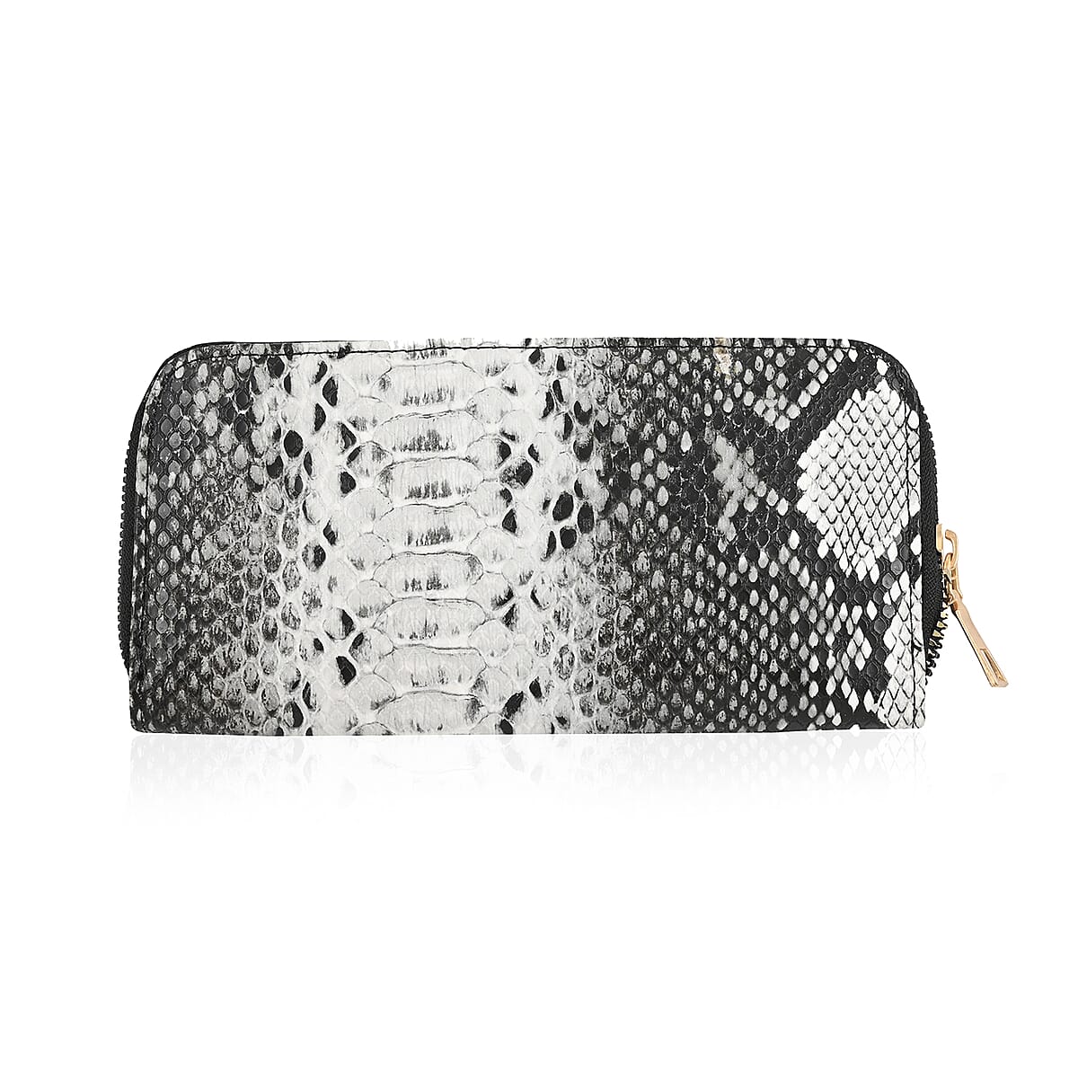 HARPER AND HYDE Designer Closeout Set of 3 Wine Croco mix snake Embossed Vegan Leather Tote, Crossbody Bag and Wallet image number 6