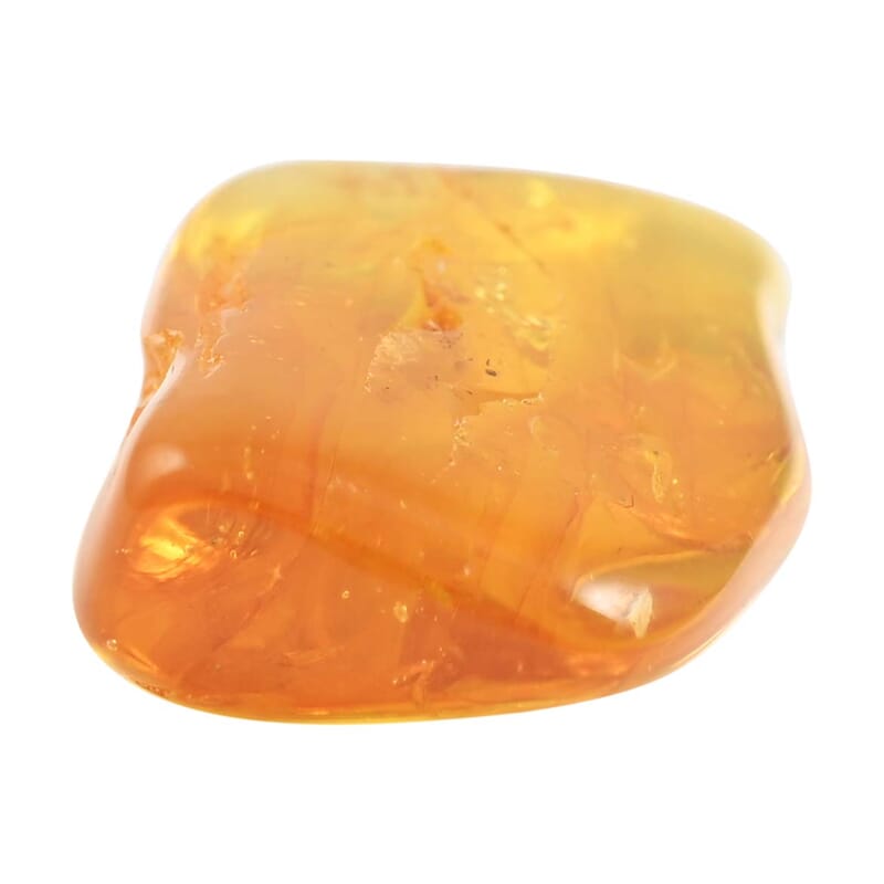 Yellow Amber Specimen with Box