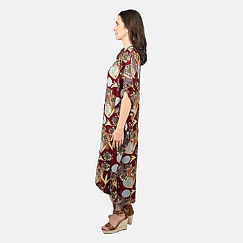 Maroon & Multi Color - Product card gallery slide 3 (10178535326009)