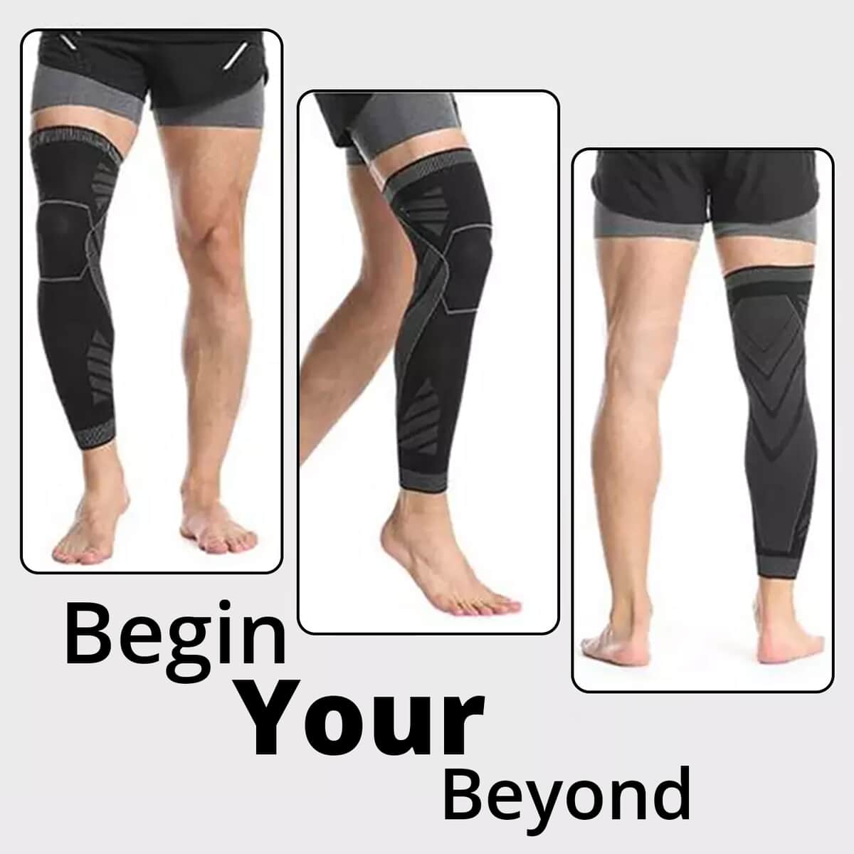 Foot Dr Medi-Flex Knee and Leg Performance Compression Sleeve , Full Leg Compression Sleeve image number 1