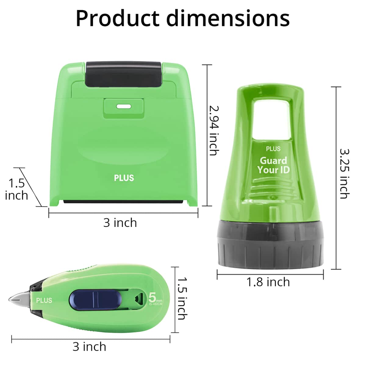 Guard Tour ID Extra Wide Roller Defender 3-Piece Kit (Extra Wide Roller, Wide Advanced X and Camo Tape) - Green image number 3