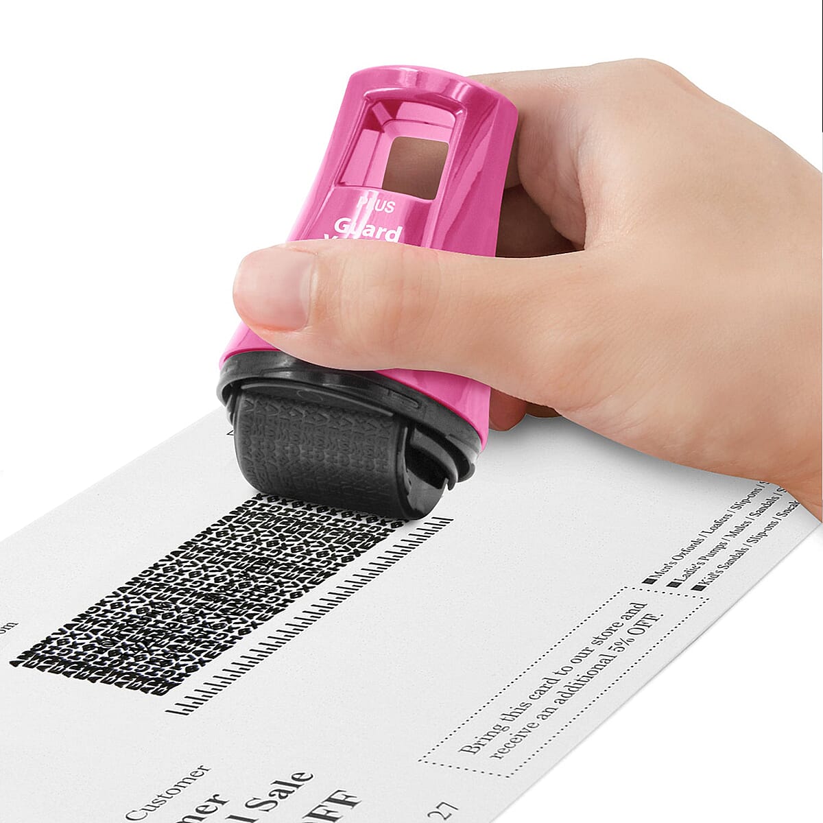 Guard Your ID Extra Wide Roller Defender 3-Piece Kit (Extra Wide Roller, Wide Advanced X and Camo Tape) - Pink image number 4