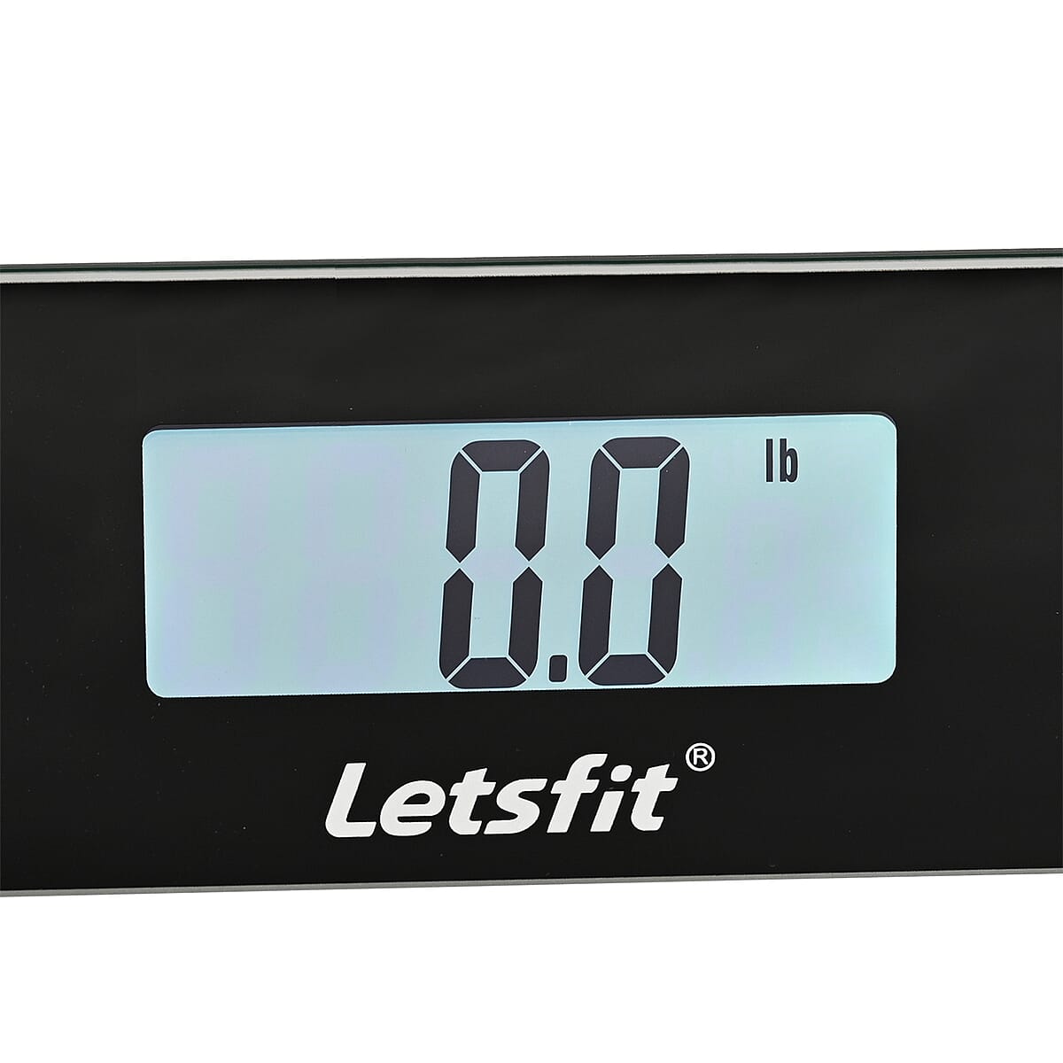 LETSFIT Tempered Glass Weighing Scale -Black image number 5