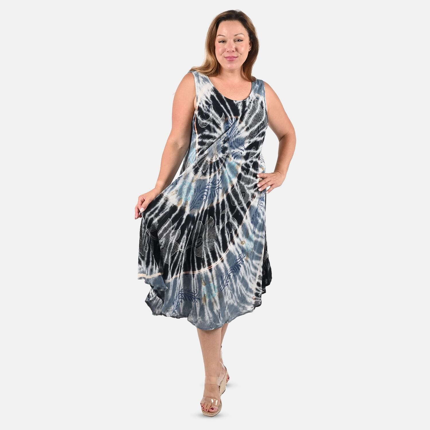 Tie dye hotsell umbrella dress