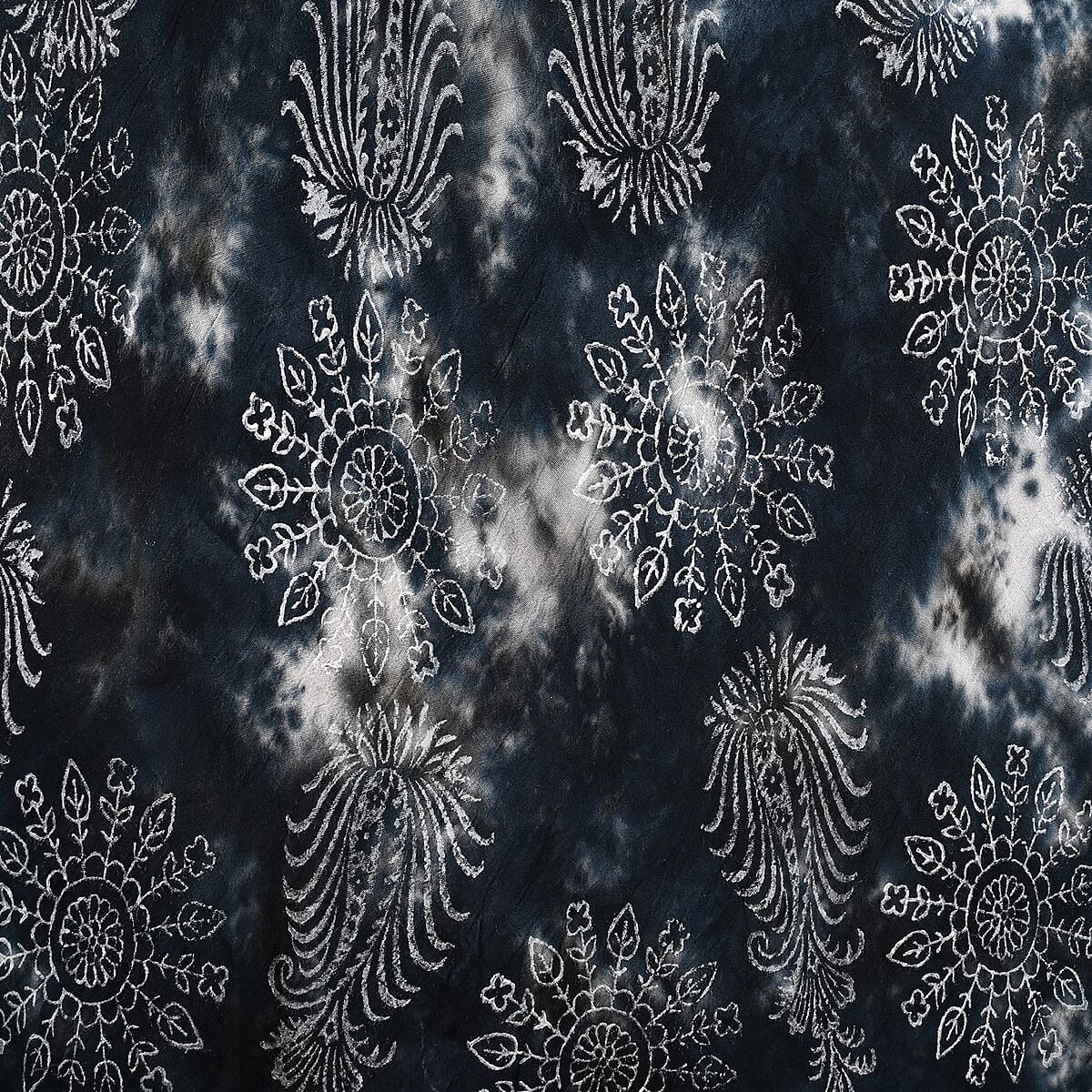 Tamsy Black and White Color Umbrella Dress (One Size Missy) image number 4