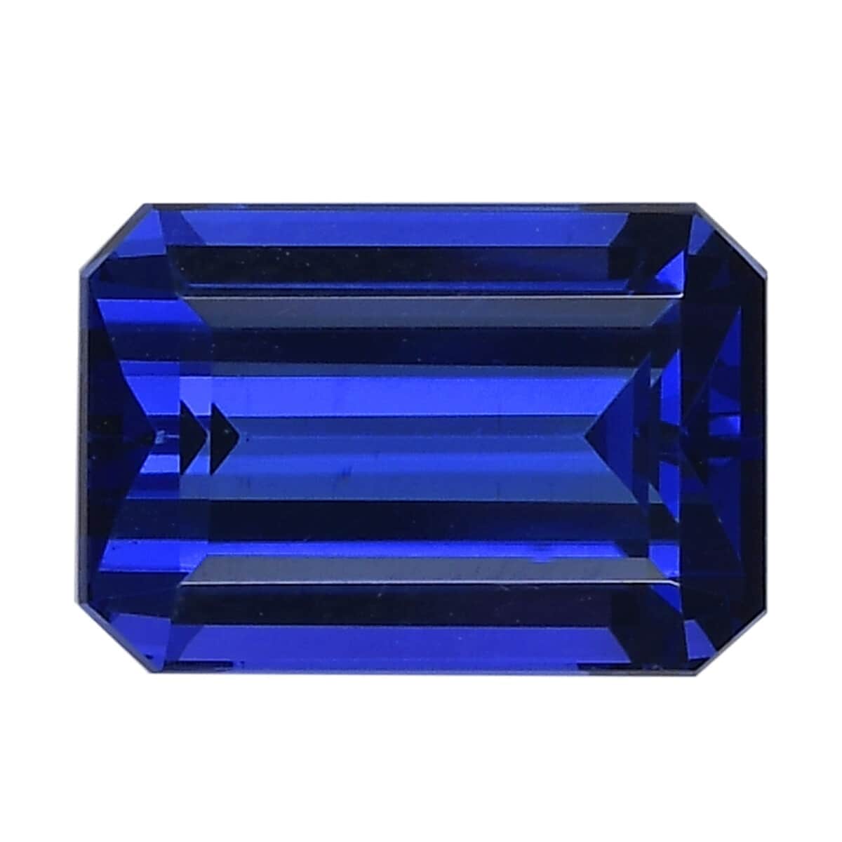 Certified and Appraised AAAA Vivid Tanzanite (Oct Free Size) 5.00 ctw, Loose Gemstone For Jewelry Making, Octagon Free Size Tanzanite Gem, Tanzanite Stone For Jewelry image number 0