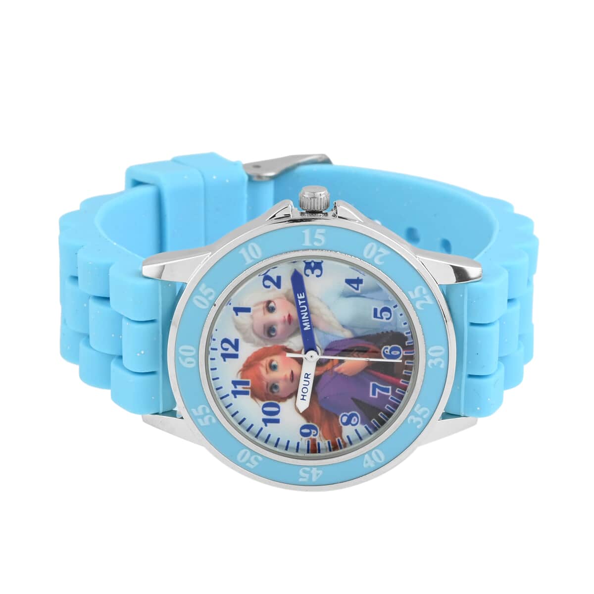 DISNEY Japanese Movement Frozen Sisters  Watch in Blue (38mm) image number 2
