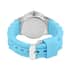 Disney Japanese Movement Frozen Sisters Watch in Blue (38mm) , Designer Silicone Watch , Analog Luxury Wristwatch image number 3
