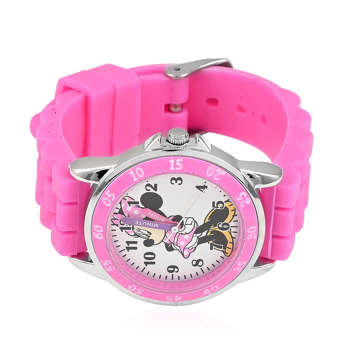 PICK OF THE SHOW DISNEY Japanese Movement Minnie Mouse Watch in Pink (38mm) image number 2