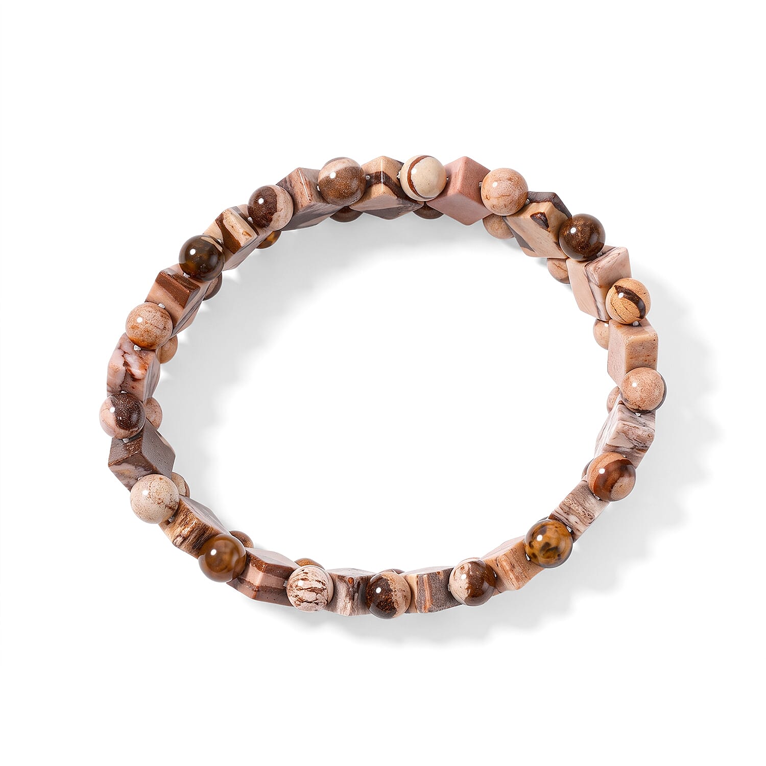 Princess Picture Jasper 147.00 ctw Stretch Bracelet (6-8In)