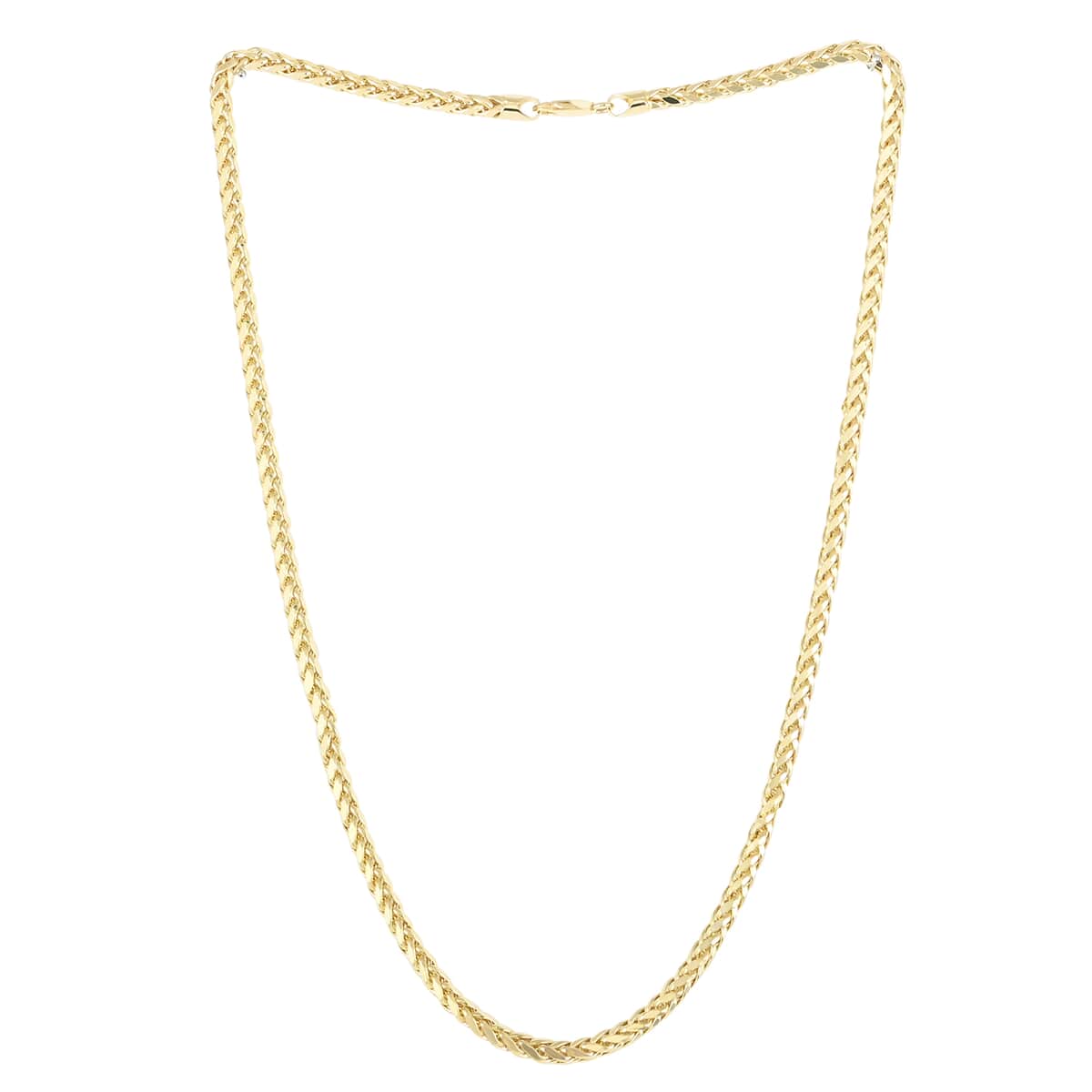 VEGAS CLOSEOUT Deal 10K Yellow Gold 4mm Palm Necklace 20 Inches 12.30 Grams image number 3