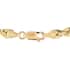 Vegas Closeout Deal 10K Yellow Gold 6.5mm Laser Rope Necklace 20 Inches 16.75 Grams image number 2