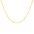 Vegas Closeout Deal 10K Yellow Gold 7mm Diamond Cut Rope Necklace 22 Inches 17.80 Grams image number 0