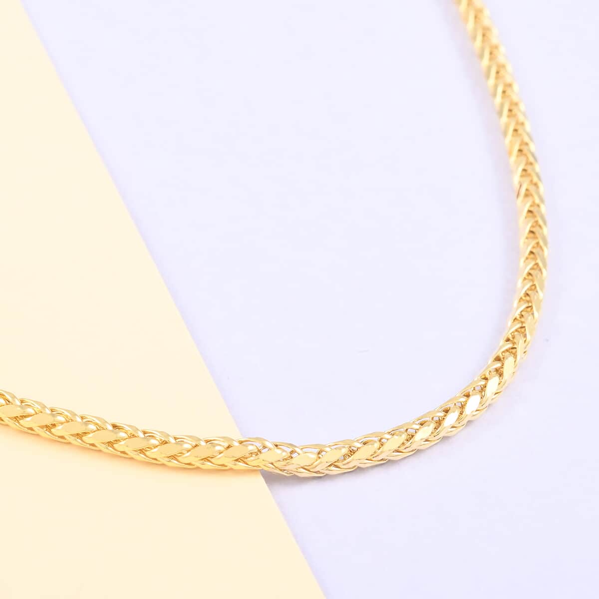 Vegas Closeout Deal 10K Yellow Gold 4mm Palma Necklace 28 Inches 17.65 Grams image number 1