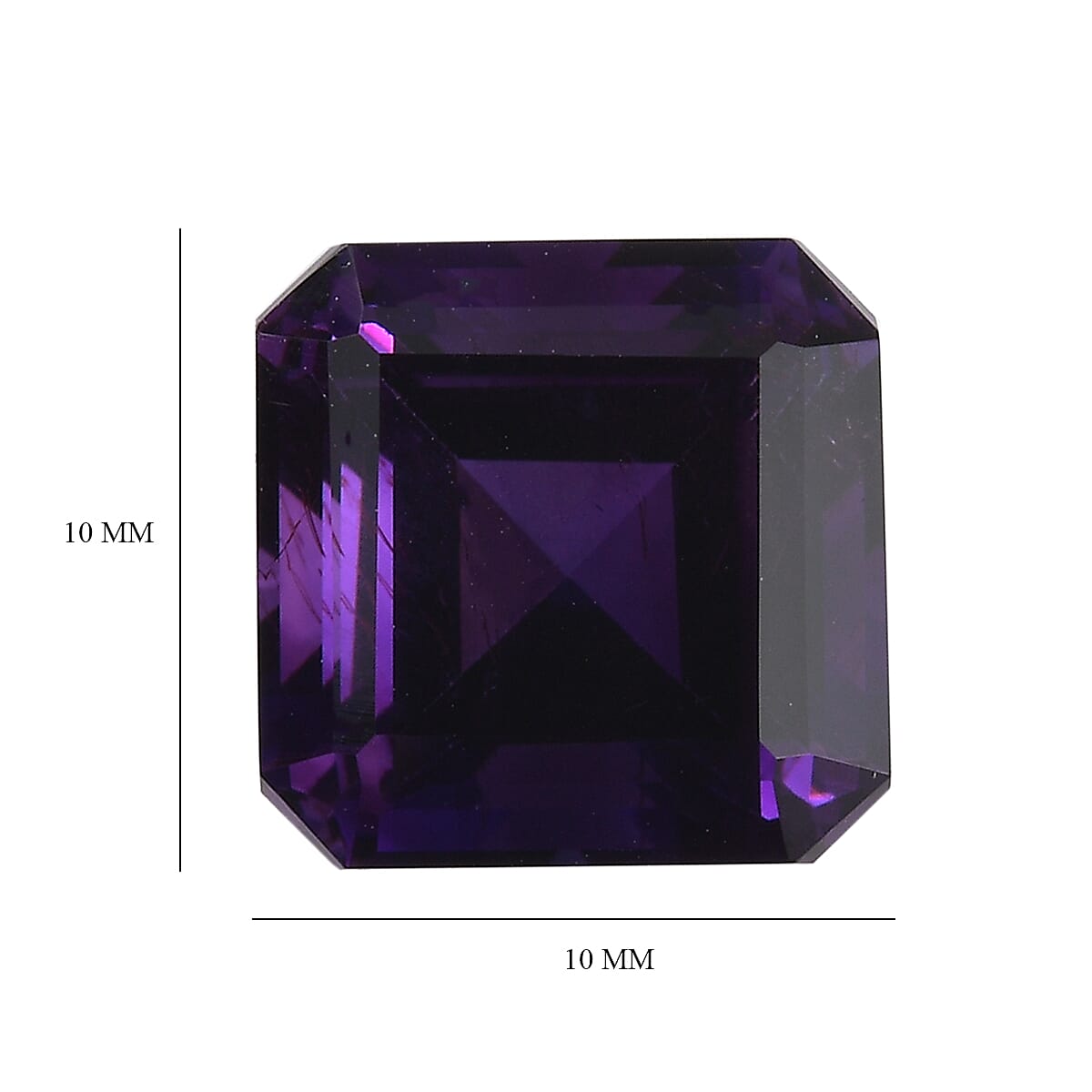 AAA Moroccan Amethyst (Oct 10x10 mm) 4.90 ctw Loose Gemstone