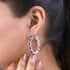 KARIS Amethyst Earrings in Platinum Bond and Stainless Steel 6.85 ctw image number 2