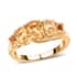 Brazilian Citrine 5 Stone Ring in Vermeil Yellow Gold Over Sterling Silver (Size 9.0) 1.85 ctw image number 0