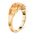 Brazilian Citrine 5 Stone Ring in Vermeil Yellow Gold Over Sterling Silver (Size 9.0) 1.85 ctw image number 5